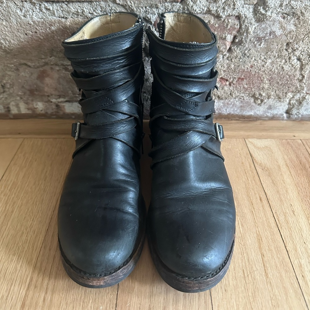 Frye- Side Zip Leather Boots